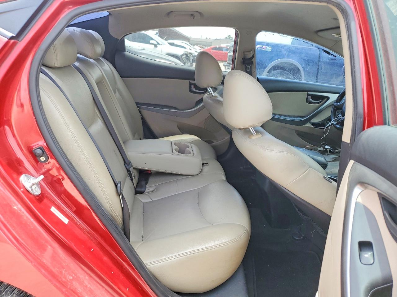 2014 Hyundai Elantra Se Красный vin: KMHDH4AE4EU186021