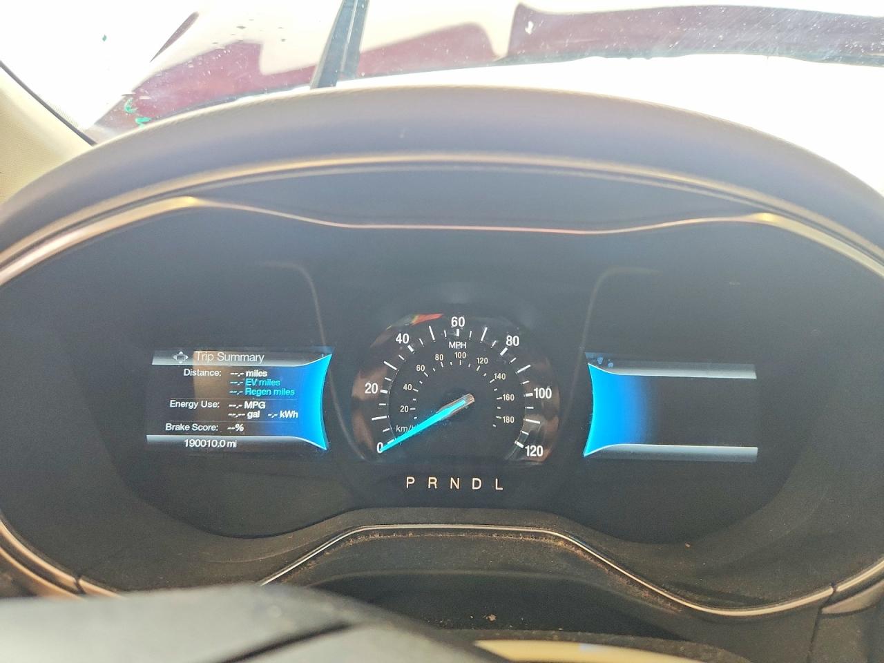 2014 Ford Fusion Se Phev Красный vin: 3FA6P0PU6ER216320