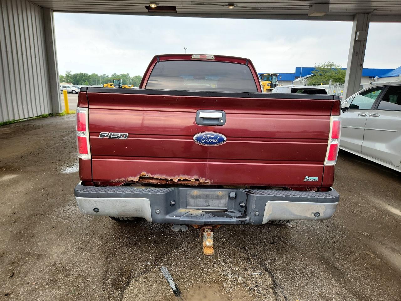 2010 Ford F150 Supercrew Maroon vin: 1FTFW1EV7AFC12380