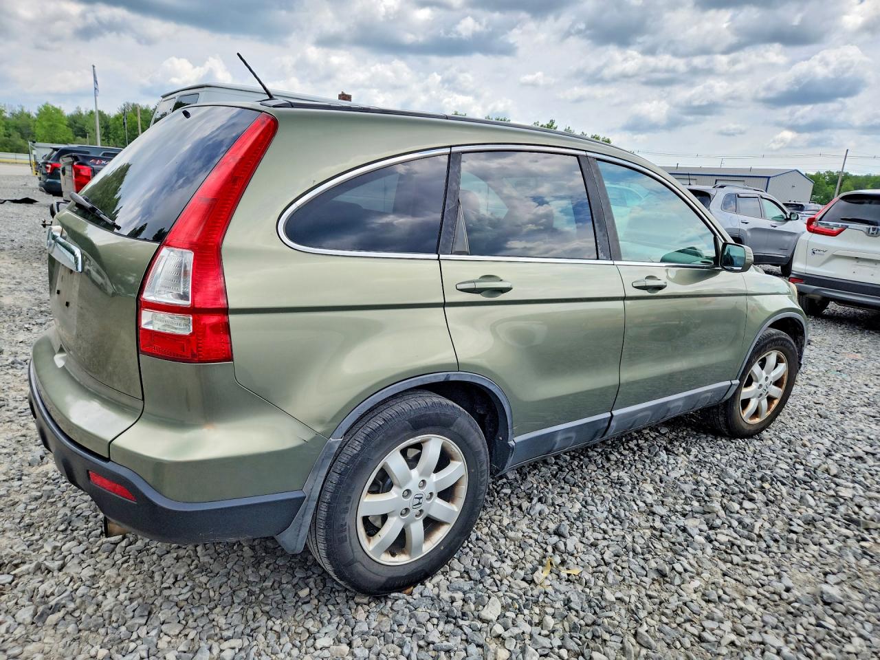 2008 Honda Cr-v Exl Green vin: 5J6RE48758L045280