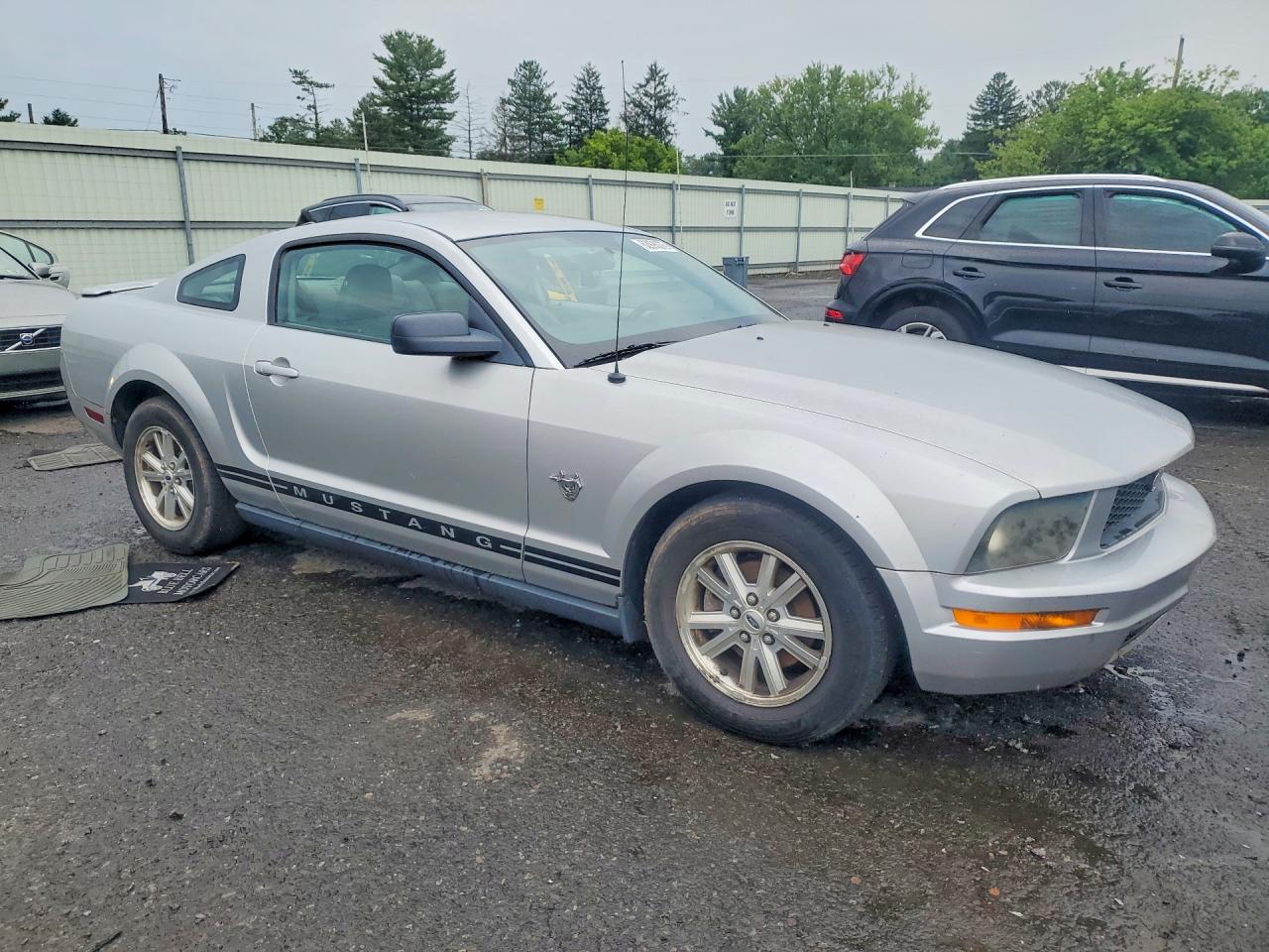 2009 Ford Mustang Gray vin: 1ZVHT80N895104804