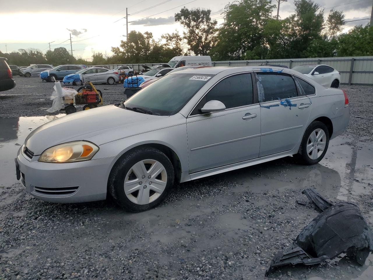 2011 Chevrolet Impala Ls Silver vin: 2G1WA5EK9B1165091