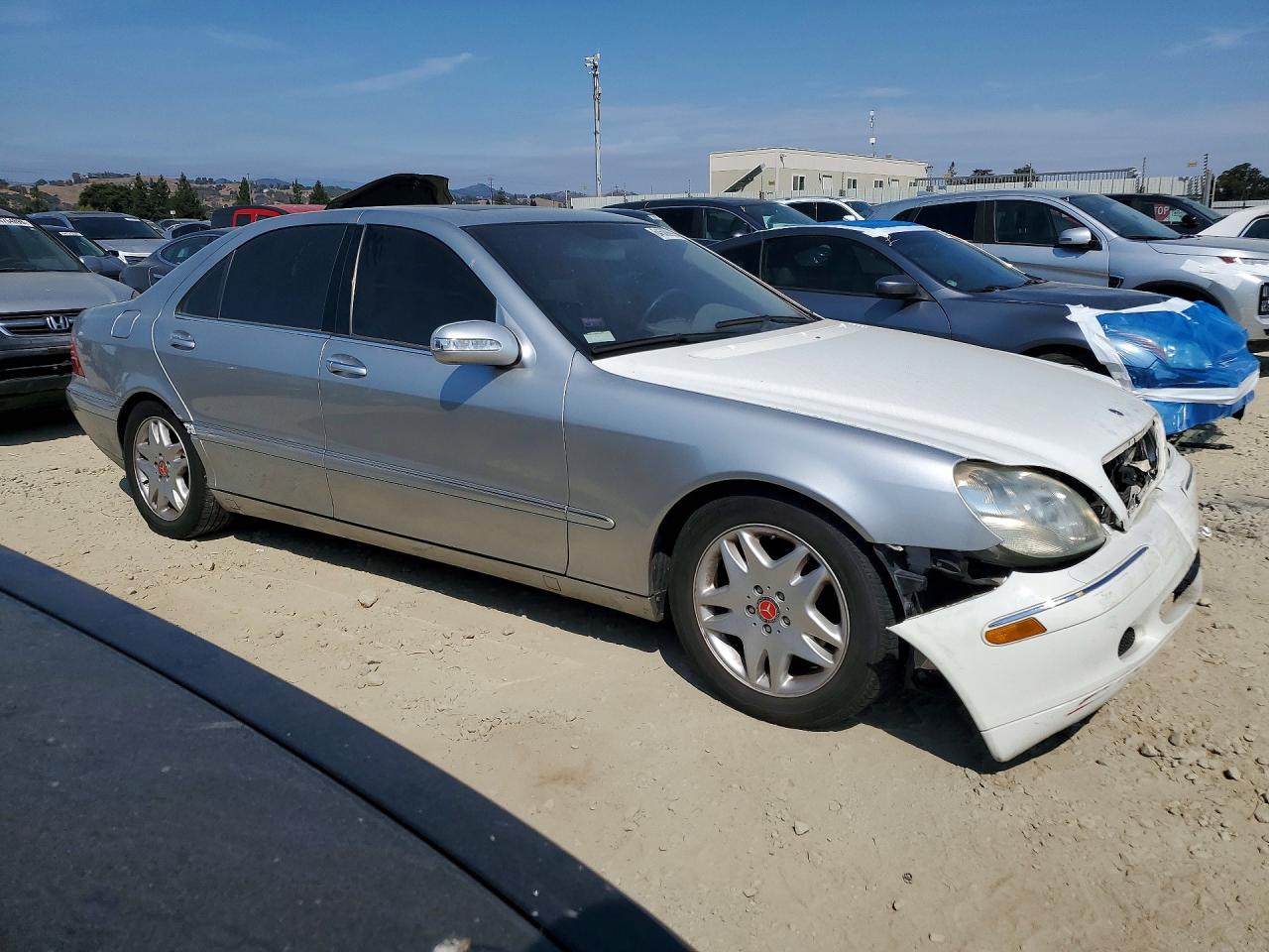 2003 Mercedes-benz S 430 Silver vin: WDBNG70JX3A373255