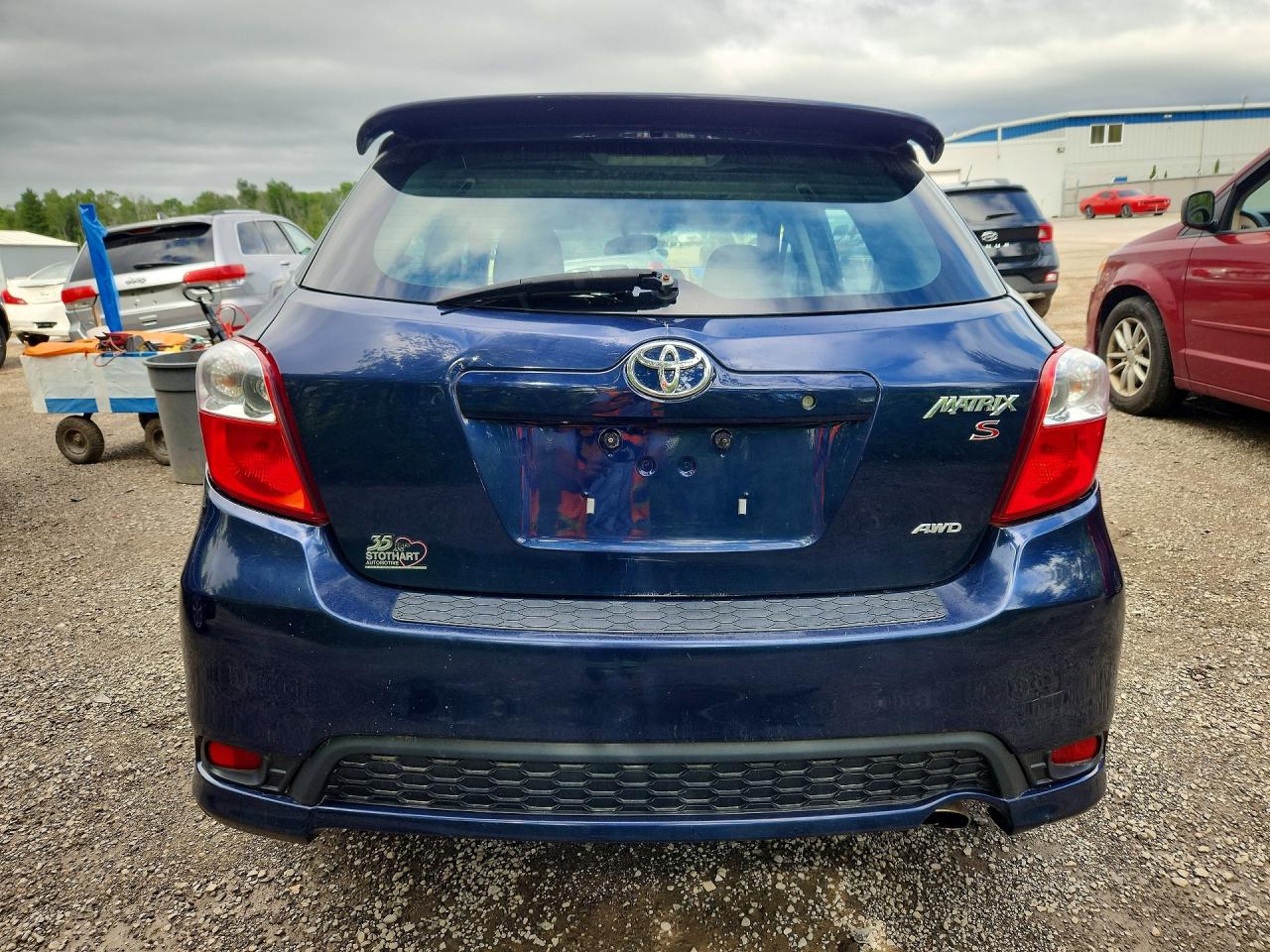 2013 Toyota Matrix Base Blue vin: 2T1LE4EE4DC023416