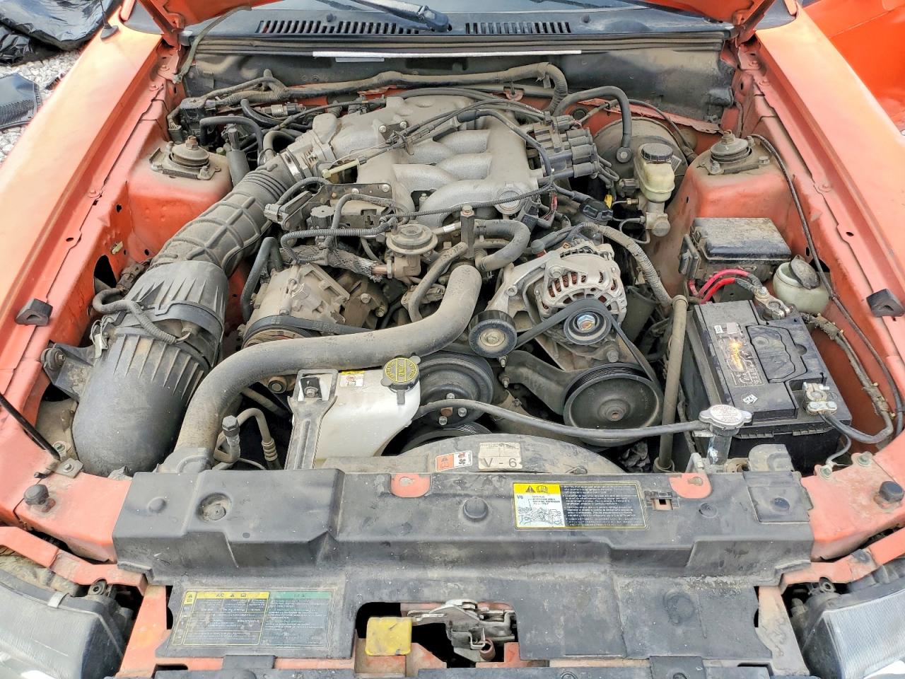 2004 Ford Mustang Оранжевый vin: 1FAFP44604F197482