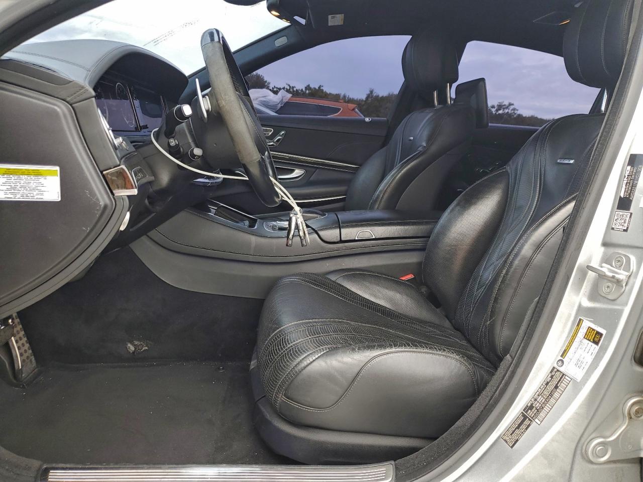 2014 Mercedes-benz S 63 Amg Silver vin: WDDUG7JB0EA041600