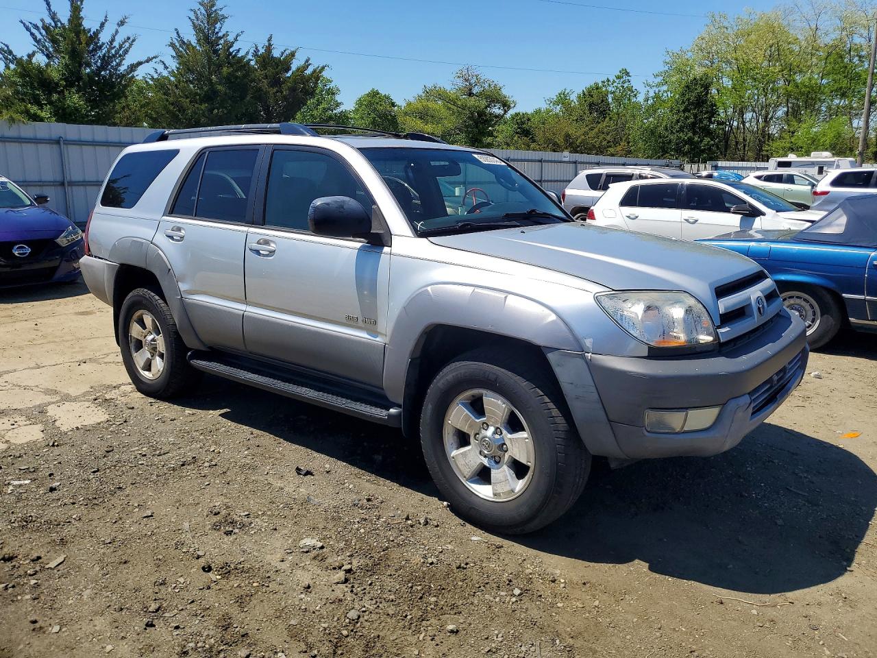2003 Toyota 4runner Sr5 Silver vin: JTEBU14R230006698