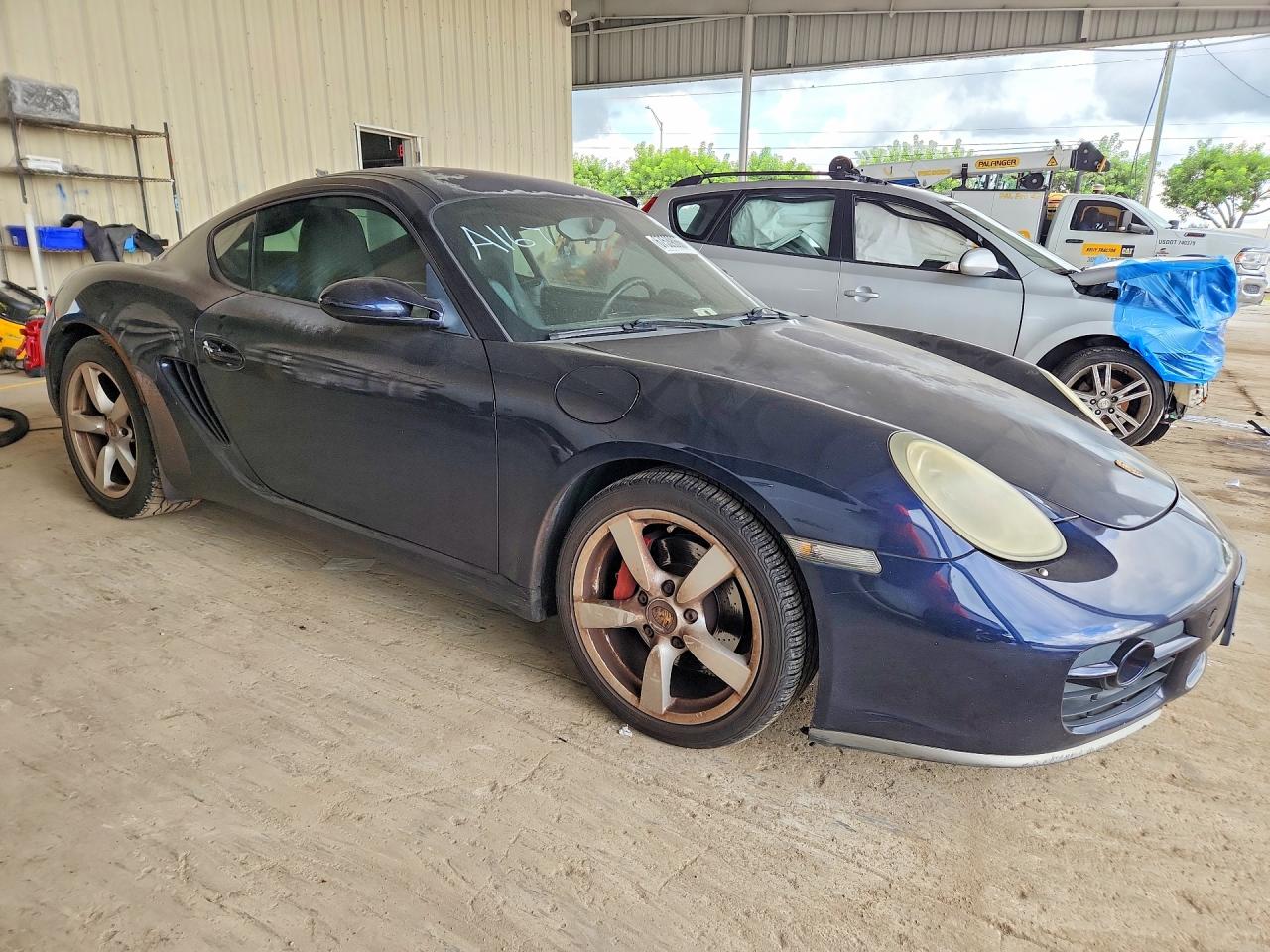 2006 Porsche Cayman S Синий vin: WP0AB29886U783444