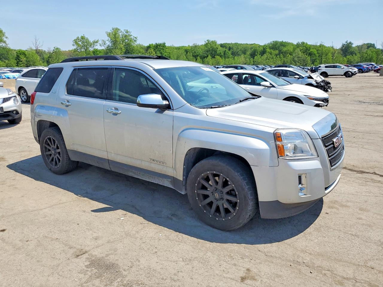 2012 Gmc Terrain Sle Silver vin: 2GKFLTE57C6216371