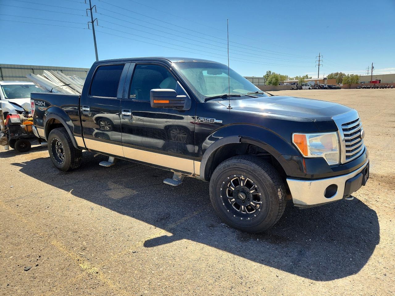 2010 Ford F150 Supercrew Black vin: 1FTFW1EV4AKE16416