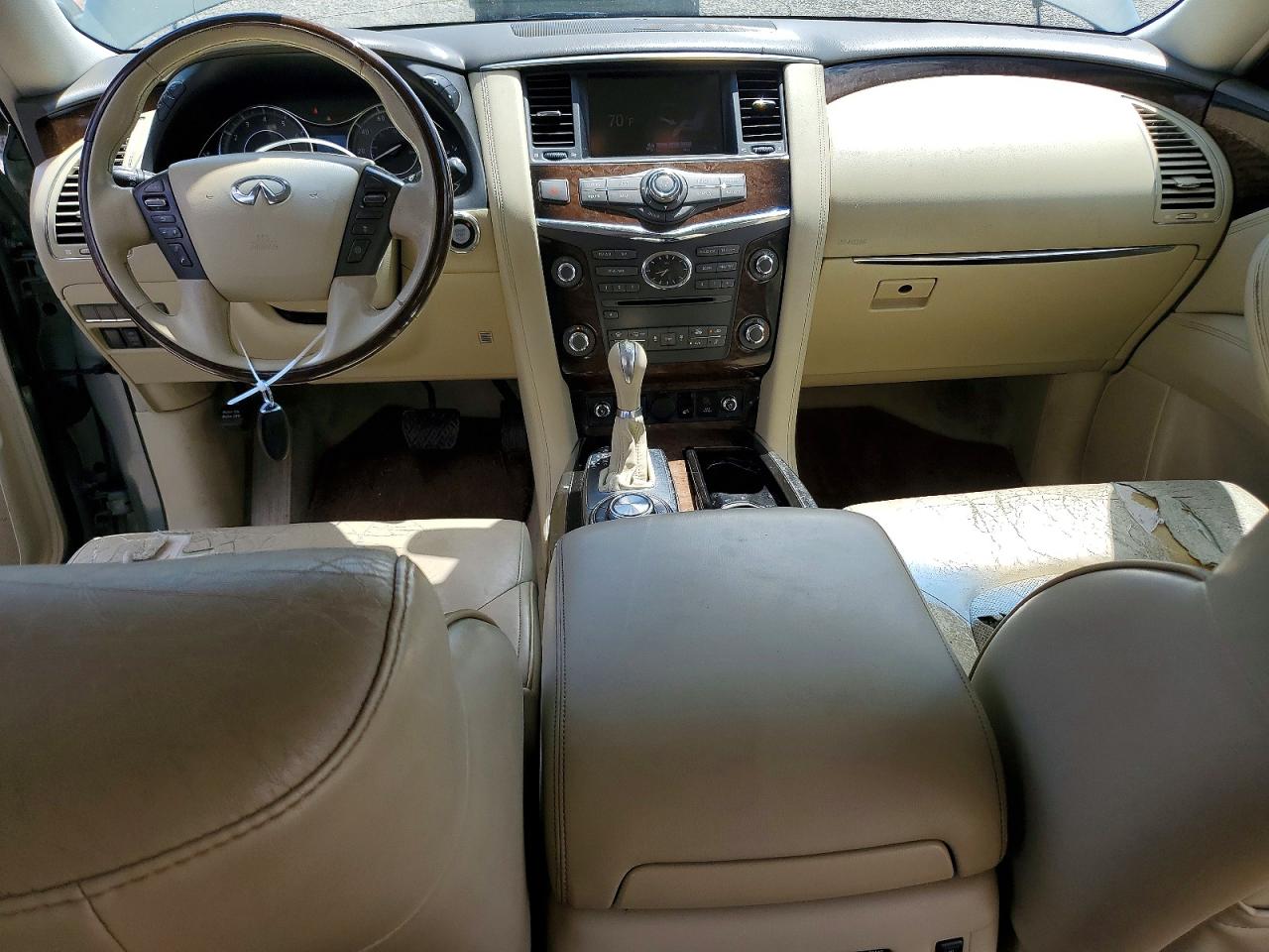 2012 Infiniti Qx56 Base Green vin: JN8AZ2NC4C9316031