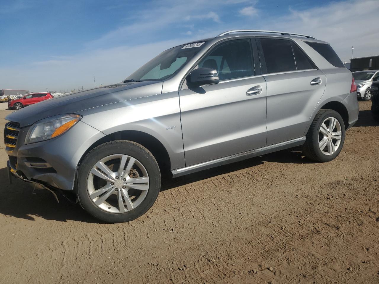 2012 Mercedes-benz Ml 350 4matic Gray vin: 4JGDA5HB1CA011813