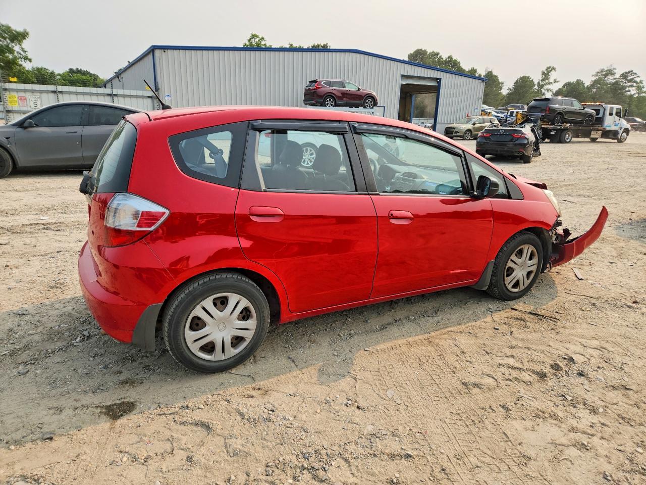 2009 Honda Fit Красный vin: JHMGE88289C000276