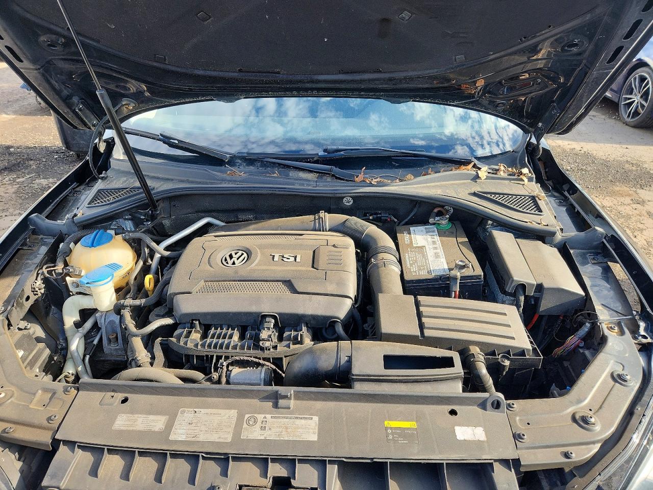 2015 Volkswagen Passat S Black vin: 1VWAT7A38FC116581