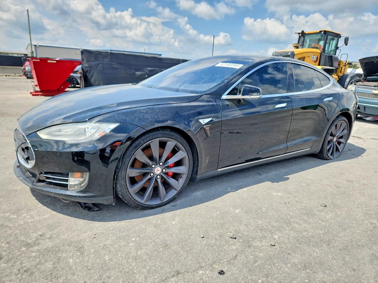 2014 Tesla Model S Black vin: 5YJSA1H25EFP64873