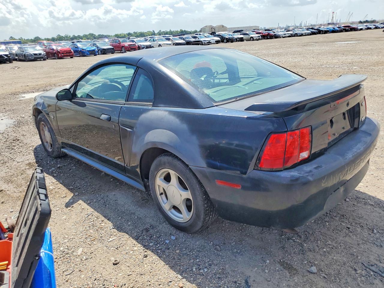 2003 Ford Mustang Black vin: 1FAFP40433F393712