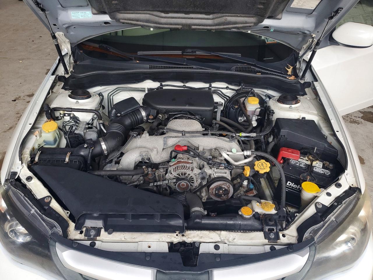 2010 Subaru Impreza 2.5i Premium White vin: JF1GE6B66AH503416
