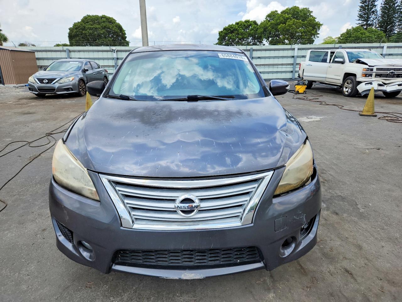 2015 Nissan Sentra Sr Gray vin: 3N1AB7AP6FY302624