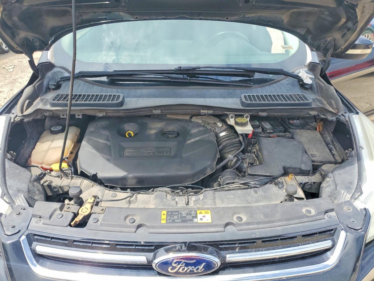 2013 Ford Escape Sel Black vin: 1FMCU9H91DUA72764
