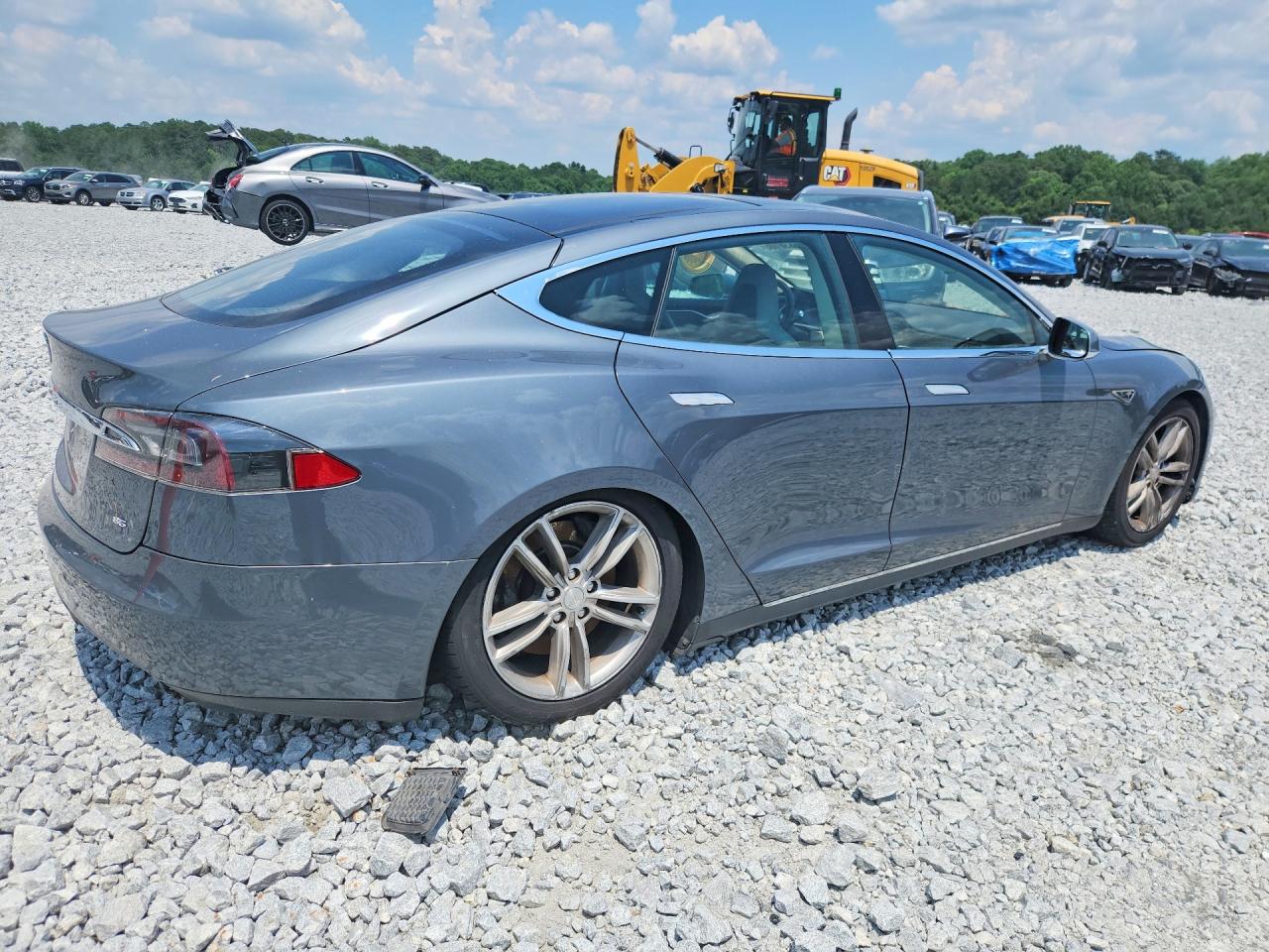 2013 Tesla Model S Gray vin: 5YJSA1CN2DFP05375