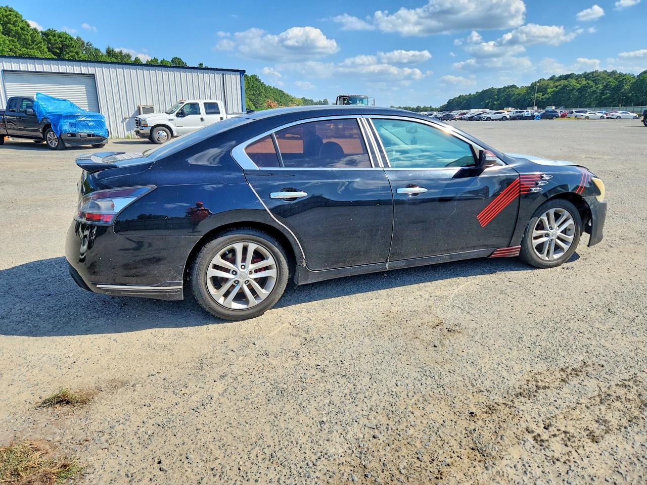 2013 Nissan Maxima 3.5 S Black vin: 1N4AA5AP4DC825950