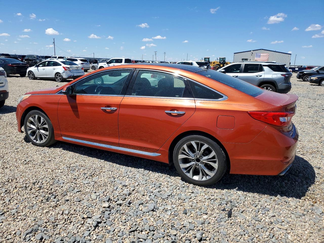 2015 Hyundai Sonata Limited 2.0t Orange vin: 5NPE34AB2FH146383