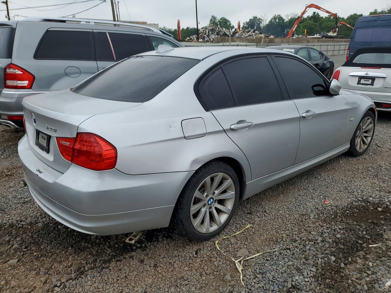 2011 Bmw 328 I Sulev Silver vin: WBAPH5C58BA446340