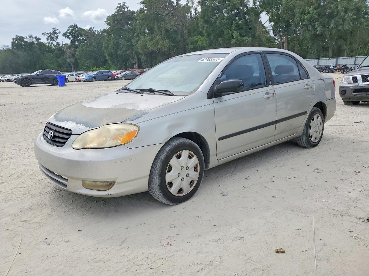 2004 Toyota Corolla Ce Silver vin: 1NXBR32E94Z242028