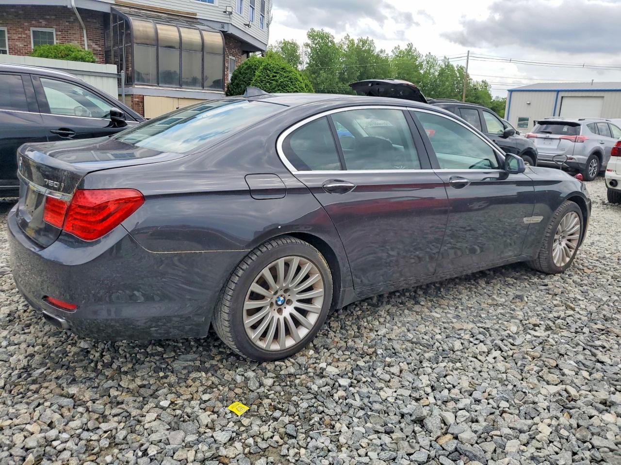 2012 Bmw 750 Xi Gray vin: WBAKC6C56CC396185