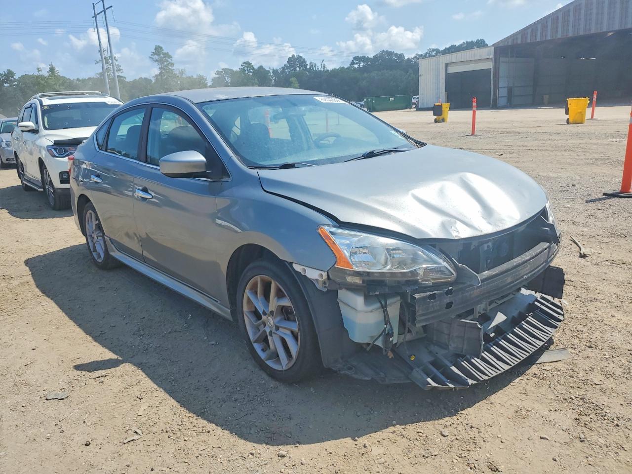 2014 Nissan Sentra Sr Silver vin: 3N1AB7APXEY282943