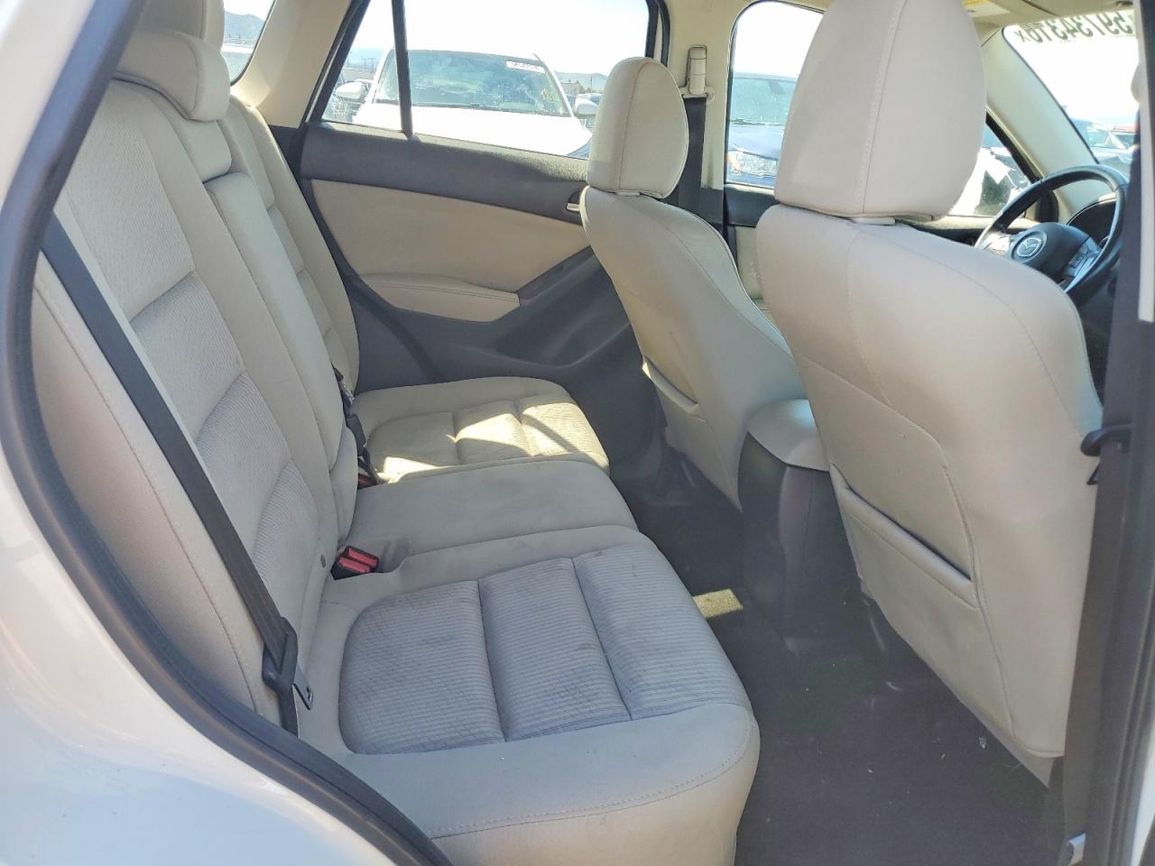 2015 Mazda Cx-5 Touring White vin: JM3KE4CY8F0495521