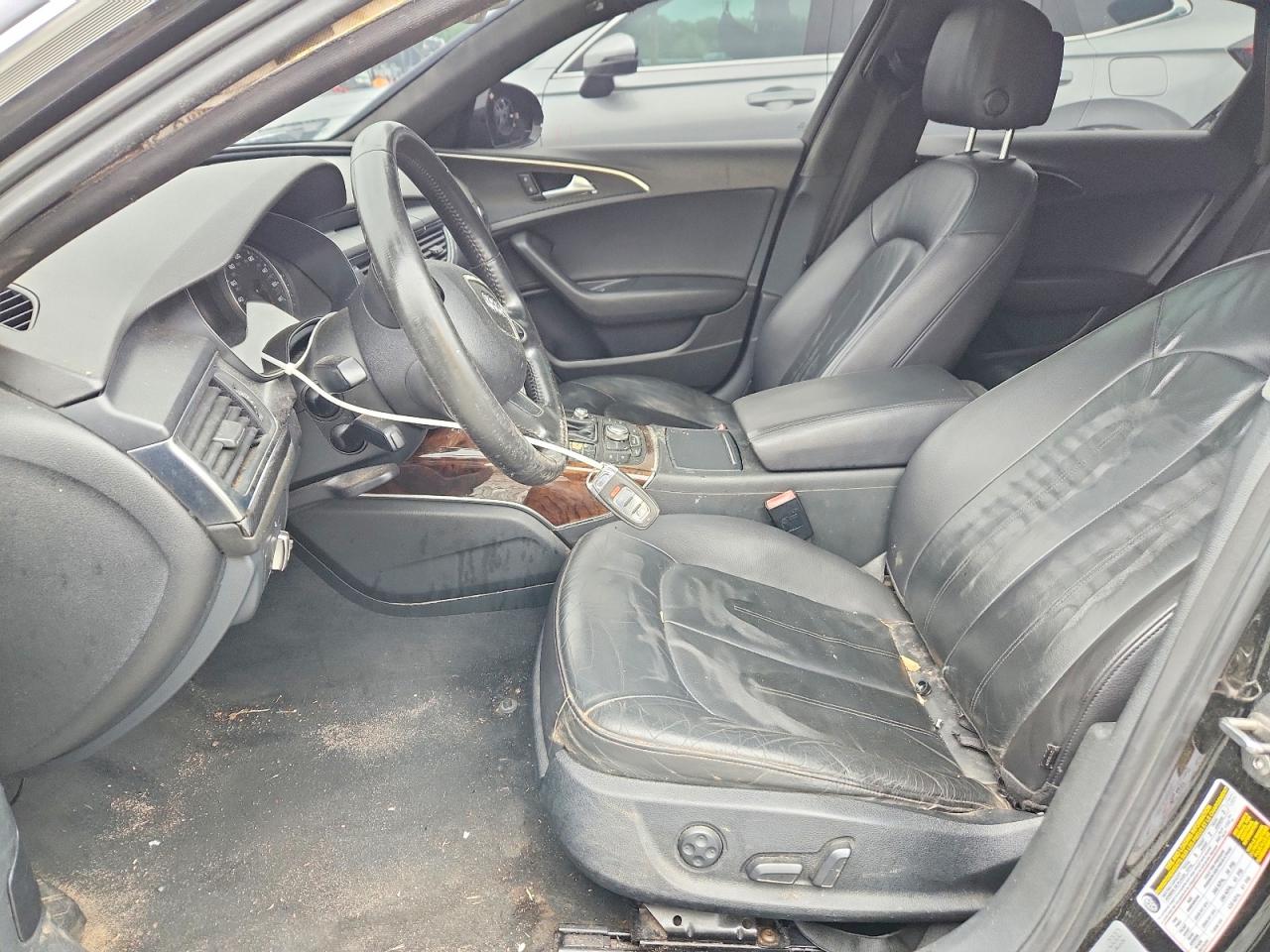 2012 Audi A6 Black vin: WAUBGAFC3CN023899