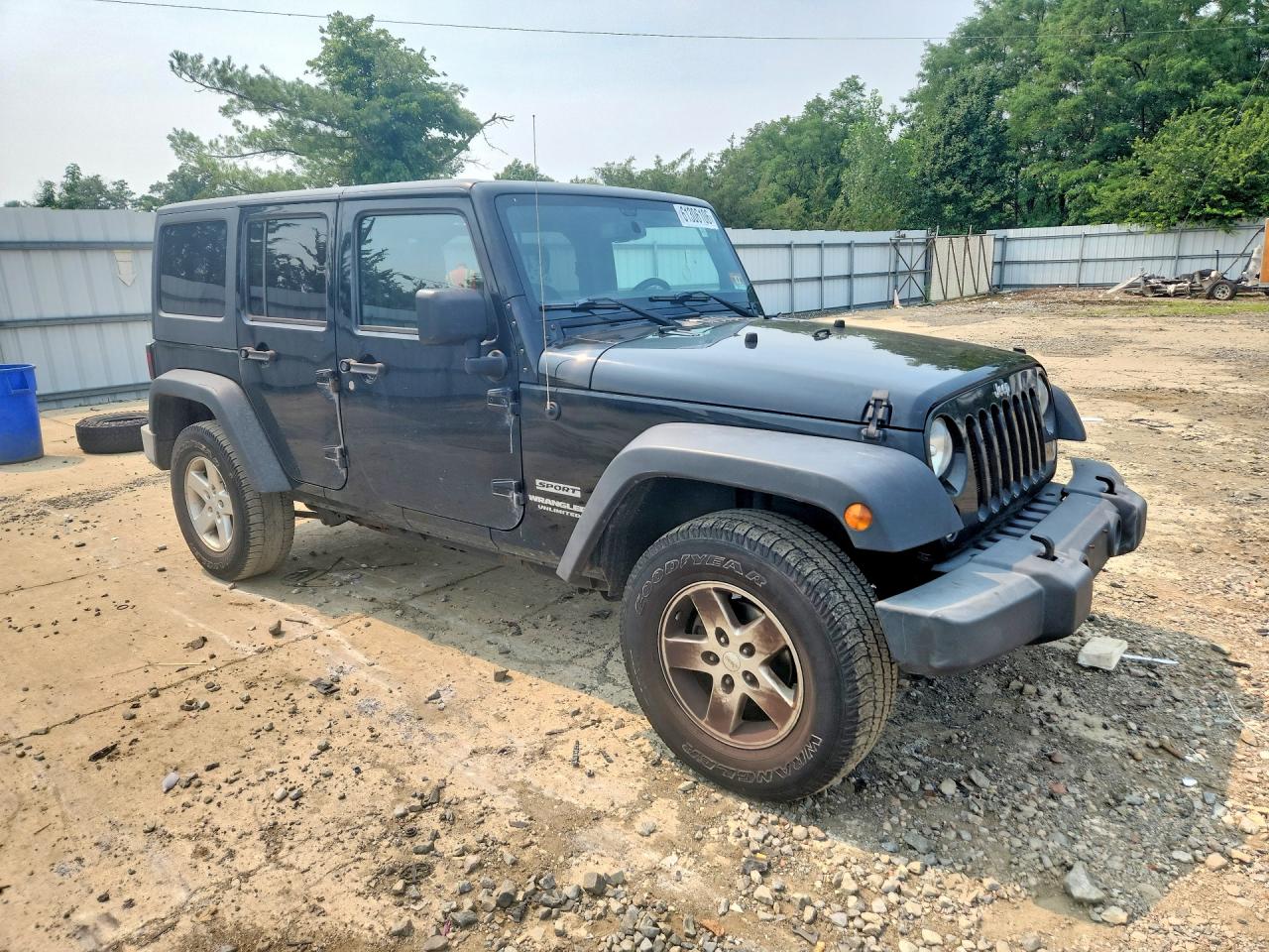 2015 Jeep Wrangler Unlimited Sport Black vin: 1C4BJWDG6FL637529