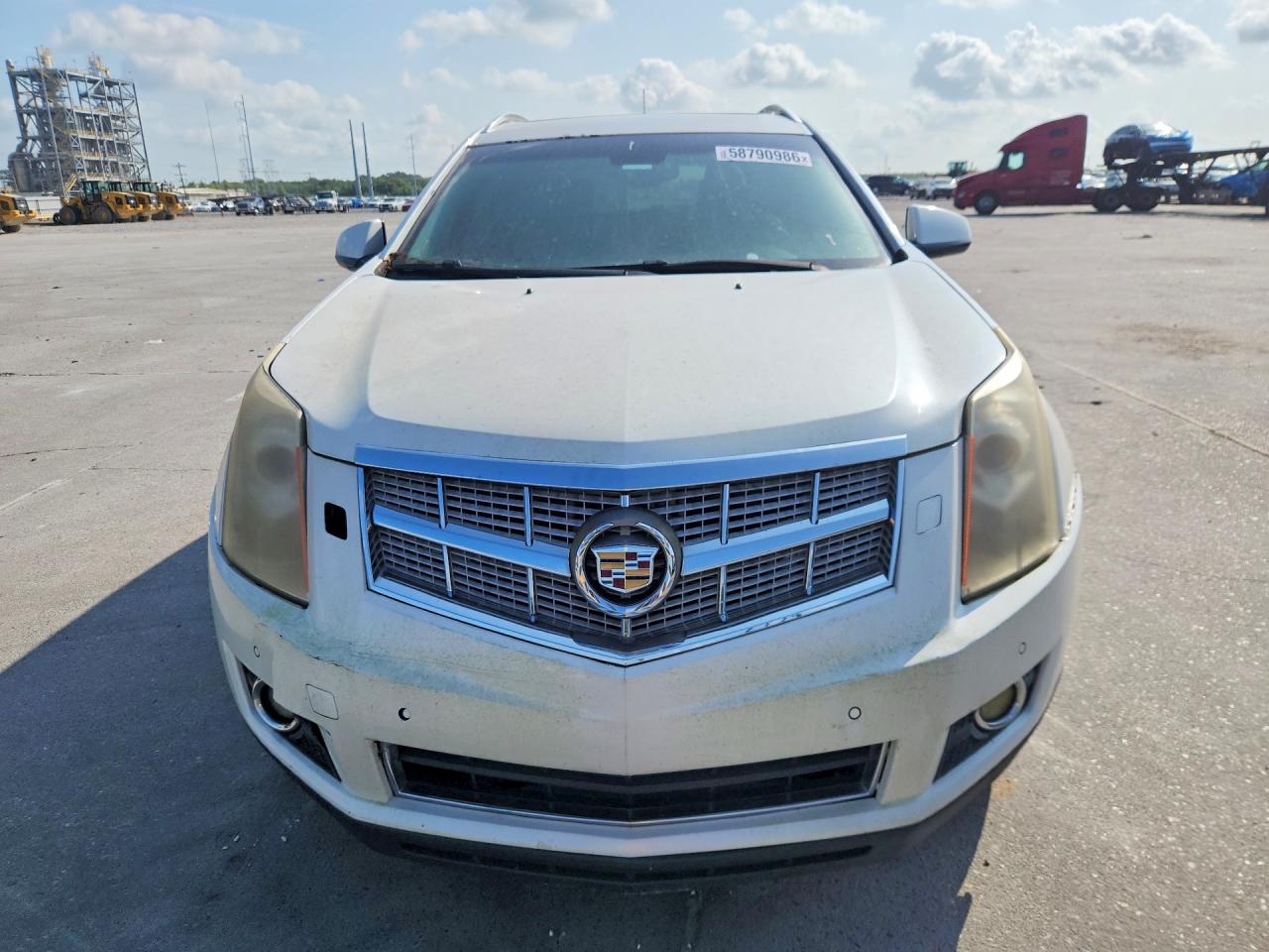2010 Cadillac Srx Premium Collection White vin: 3GYFNCEY9AS608020