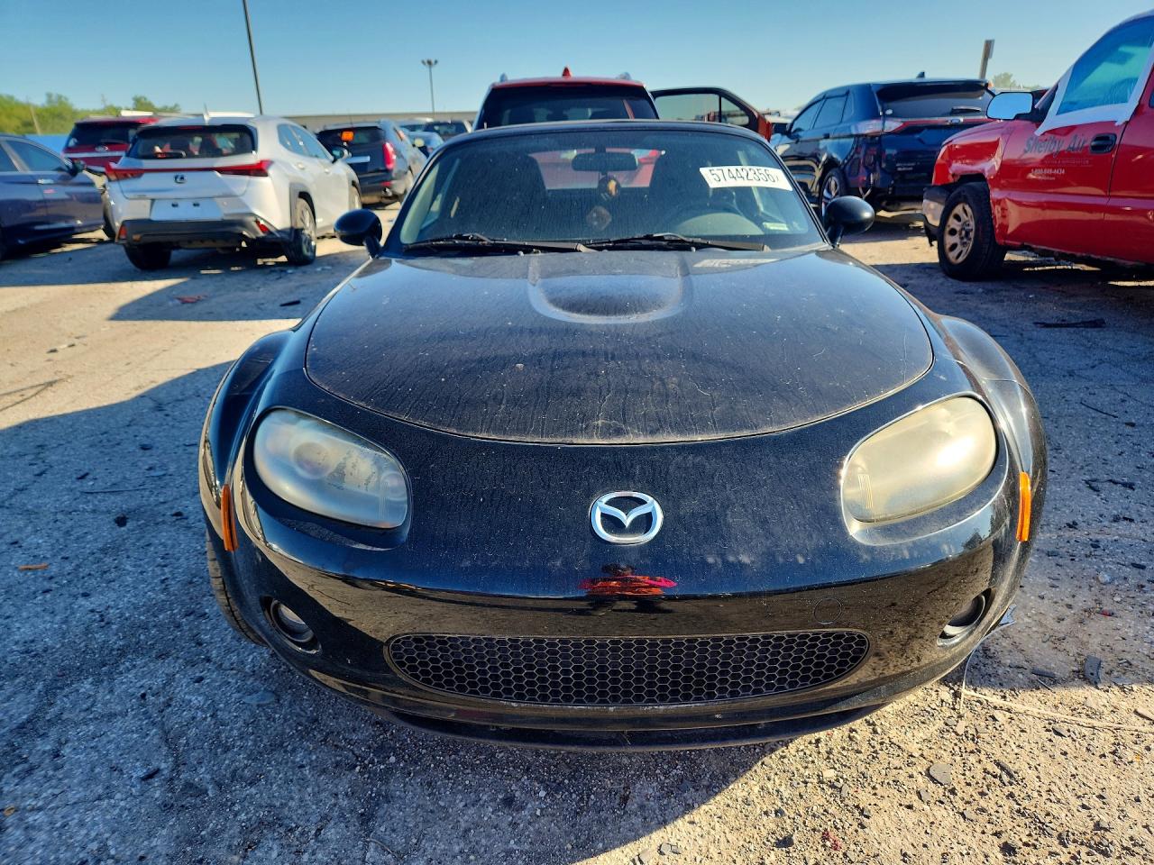 2006 Mazda Mx-5 Miata Black vin: JM1NC25F960119034
