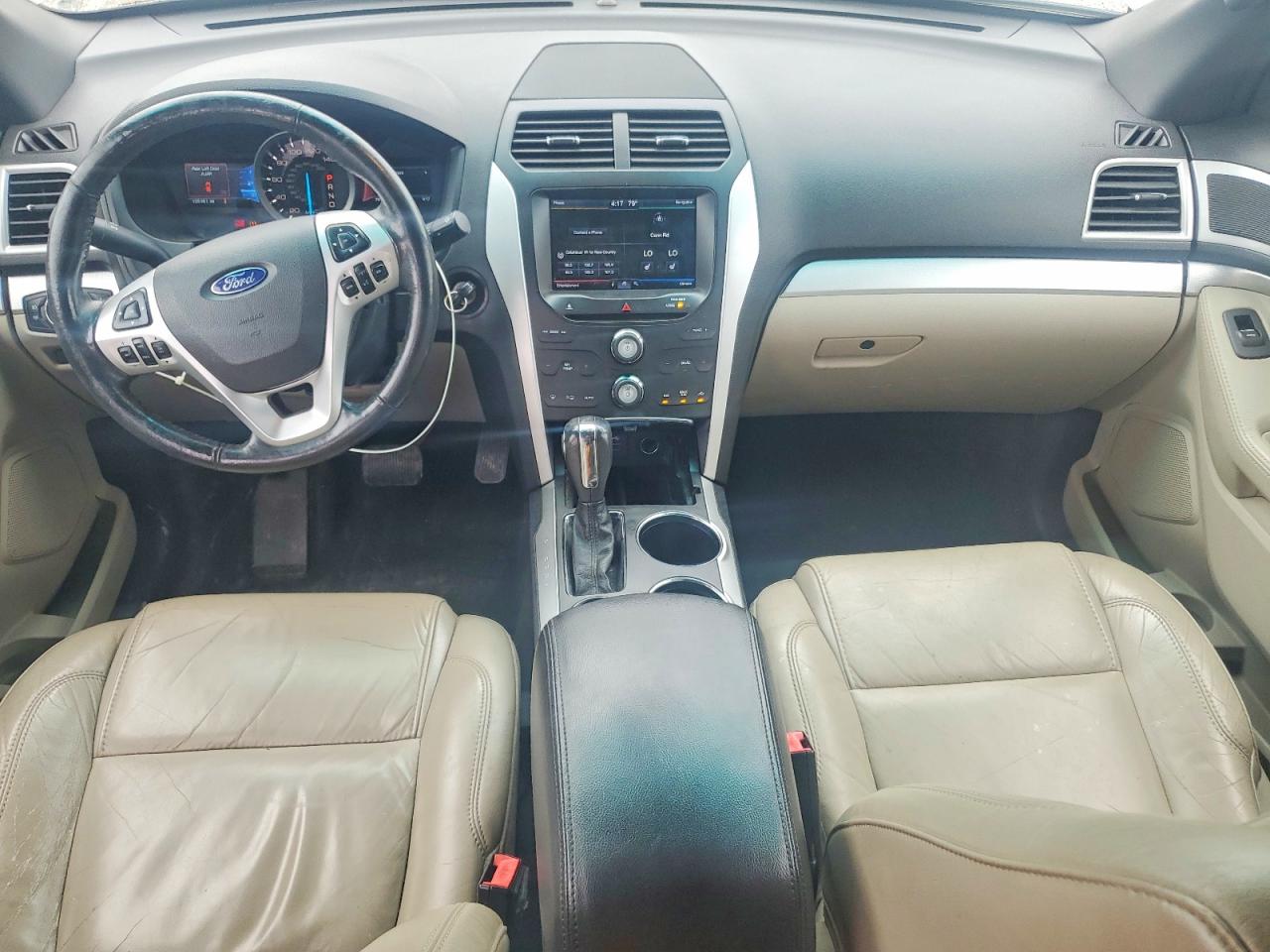 2014 Ford Explorer Xlt White vin: 1FM5K7D82EGA53477