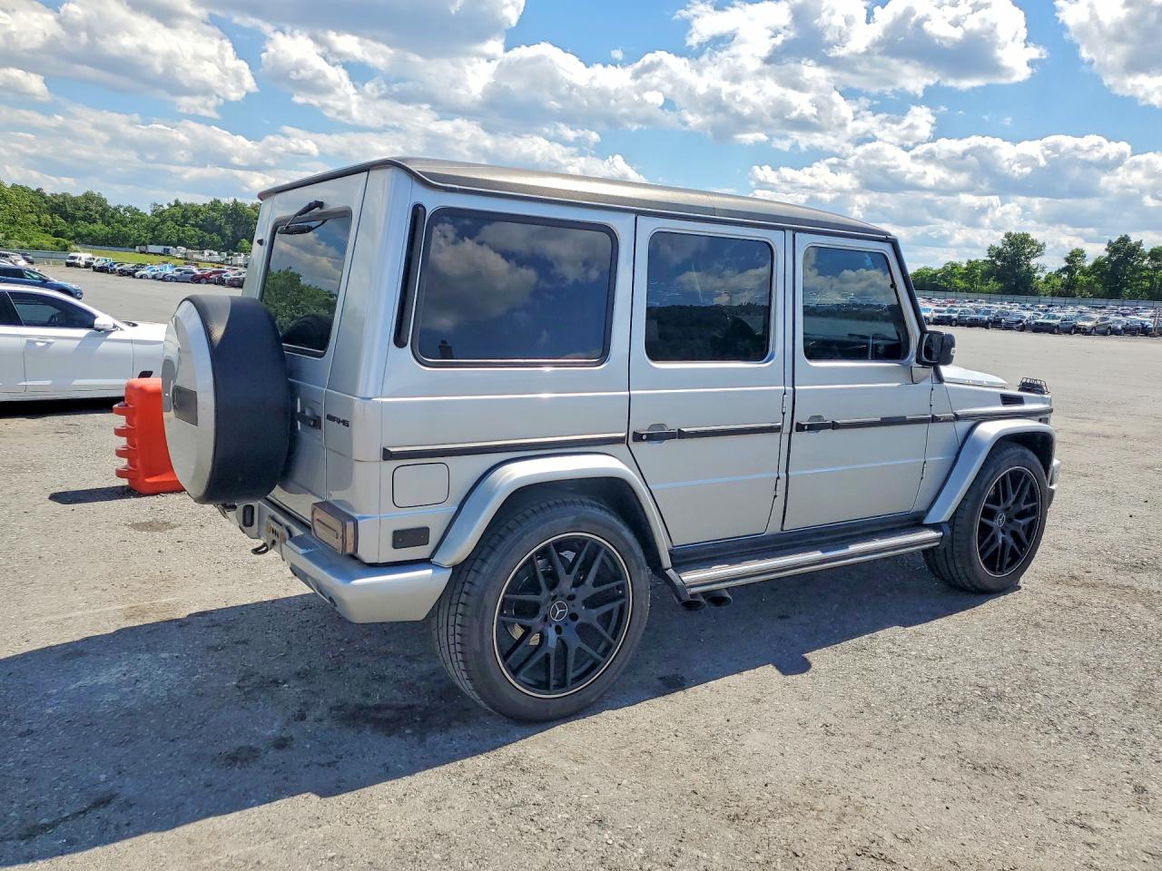 2007 Mercedes-benz G 55 Amg Silver vin: WDCYR71E57X168496