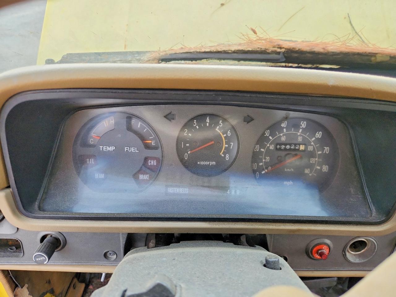 1979 Toyota Truck Yellow vin: RN4701394