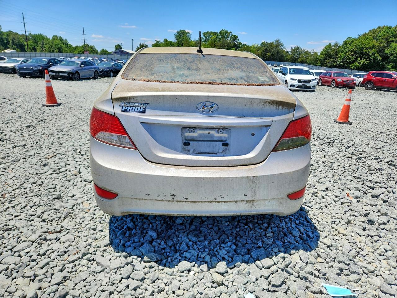 2012 Hyundai Accent Gls Silver vin: KMHCT4AEXCU200219