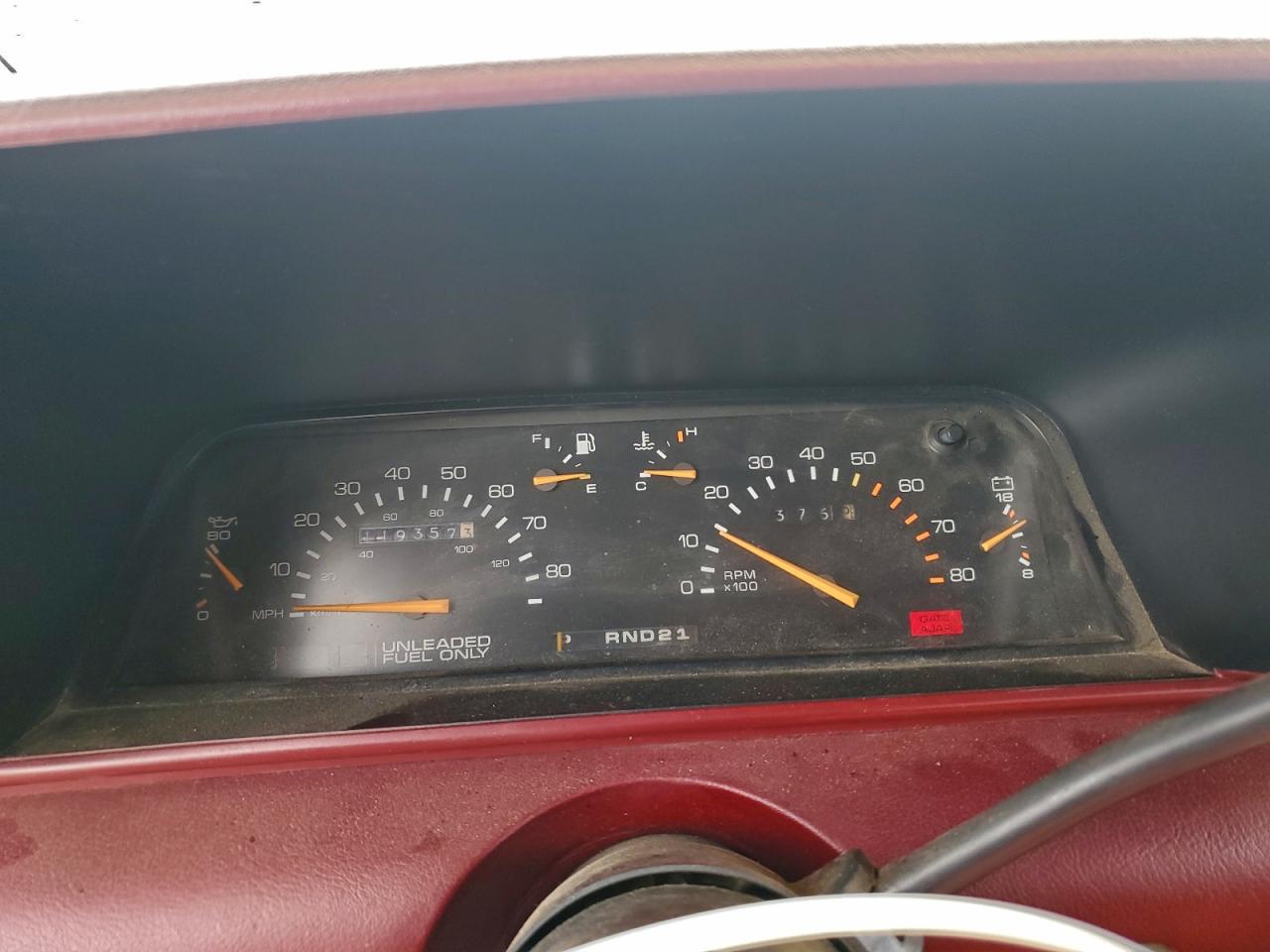 1990 Chevrolet Lumina Apv Бордовый vin: 1GNCU06D0LT141091