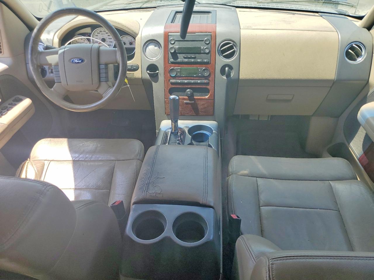 2005 Ford F150 Supercrew Gray vin: 1FTPW12555KC34089