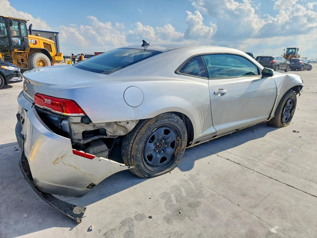 2014 Chevrolet Camaro Lt Серебряный vin: 2G1FB1E30E9268310