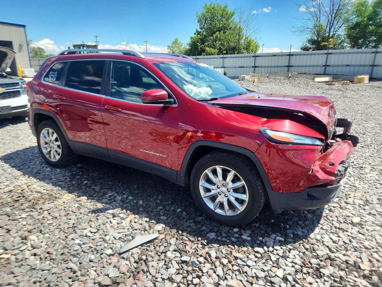 2014 Jeep Cherokee Limited Red vin: 1C4PJMDSXEW199223