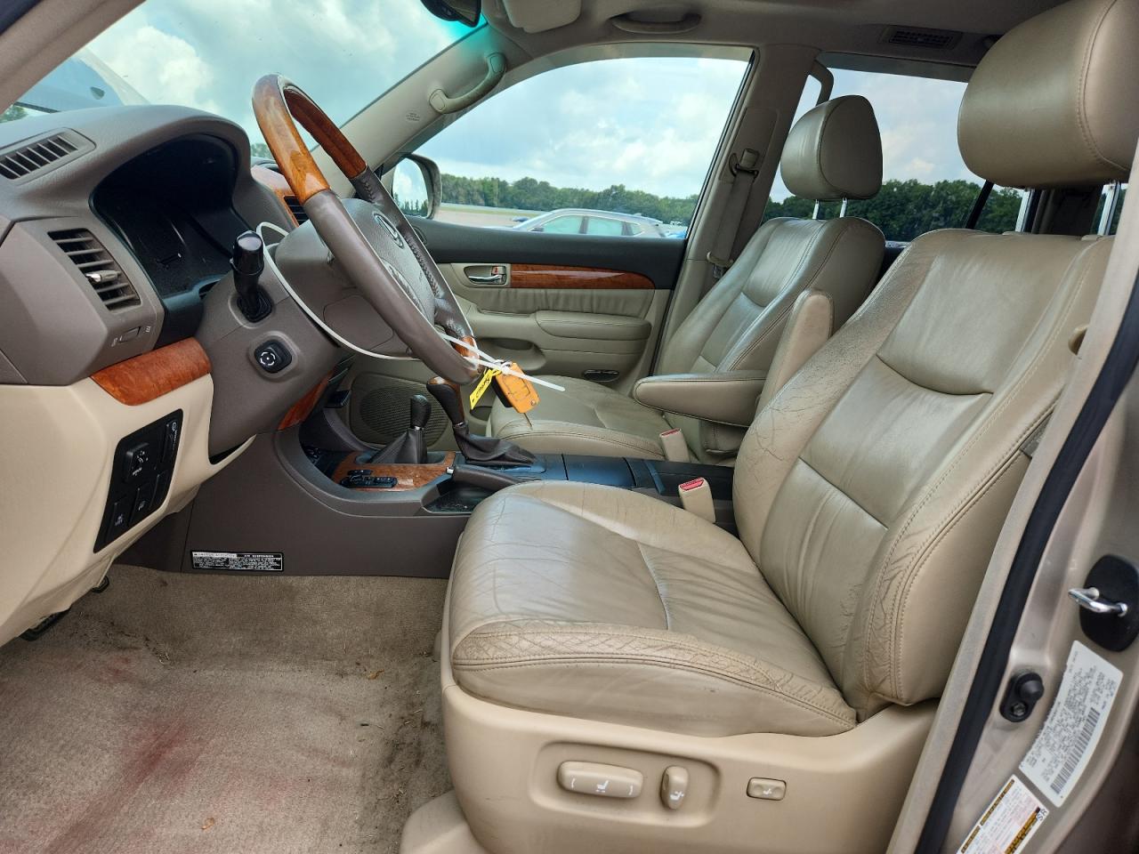 2004 Lexus Gx 470 Cream vin: JTJBT20X740025215