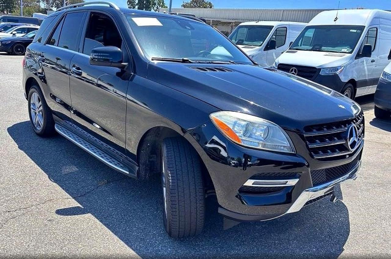 2014 Mercedes-benz Ml 350 Черный vin: 4JGDA5JB3EA296639