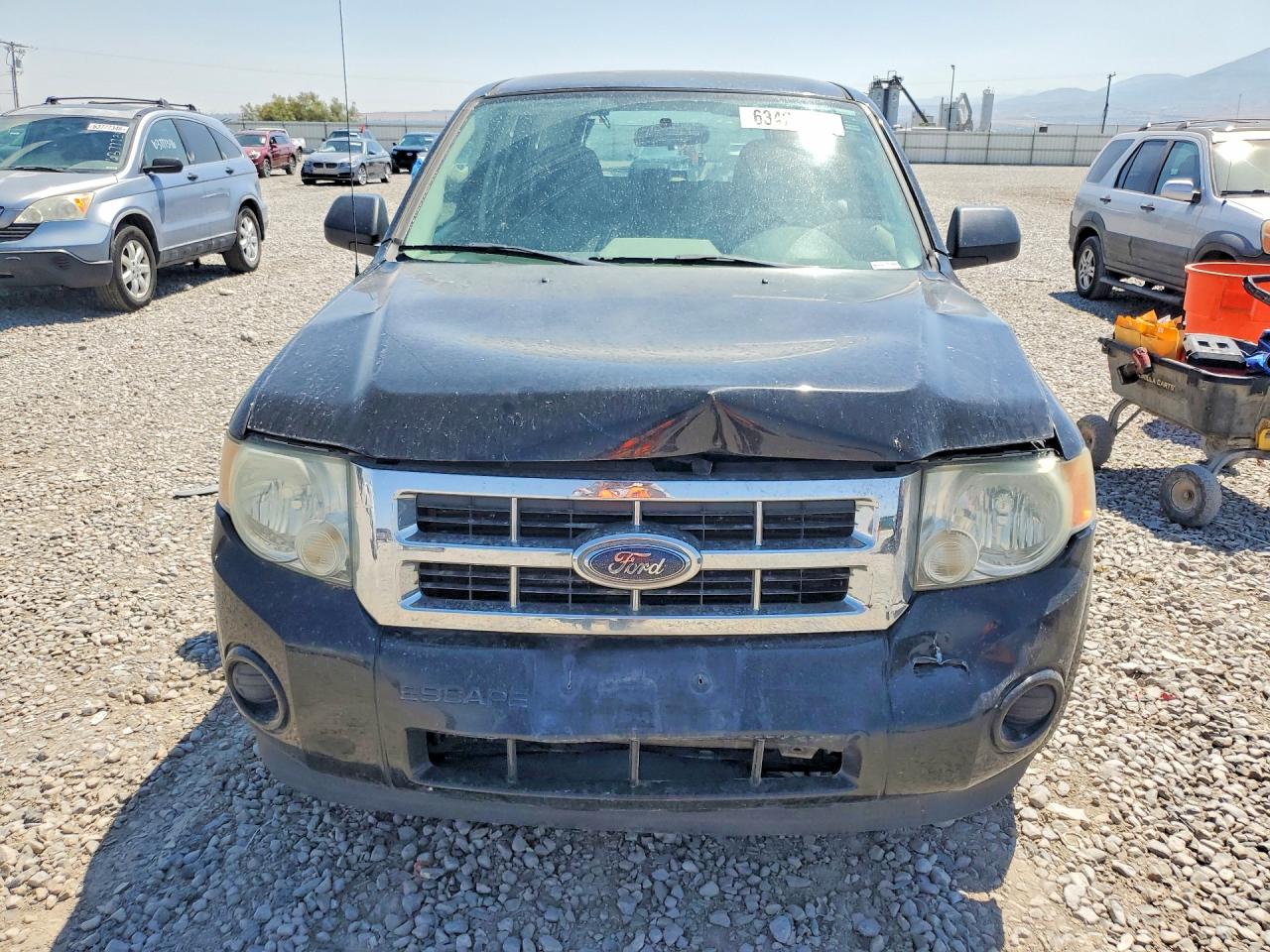 2009 Ford Escape Xls Black vin: 1FMCU02719KA22775