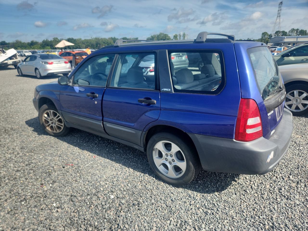 2003 Subaru Forester 2.5x Синий vin: JF1SG63663H701340
