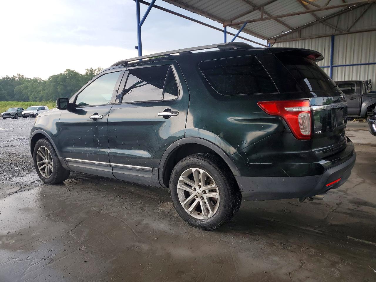 2013 Ford Explorer Xlt Green vin: 1FM5K8D83DGB96149