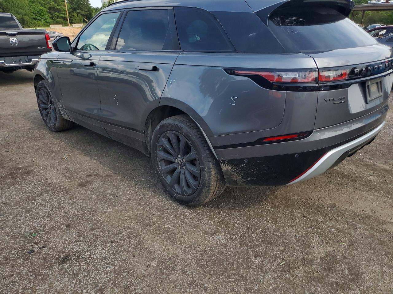 2018 Land Rover Range Rover Velar R-dynamic Se Серый vin: SALYL2RX3JA735095