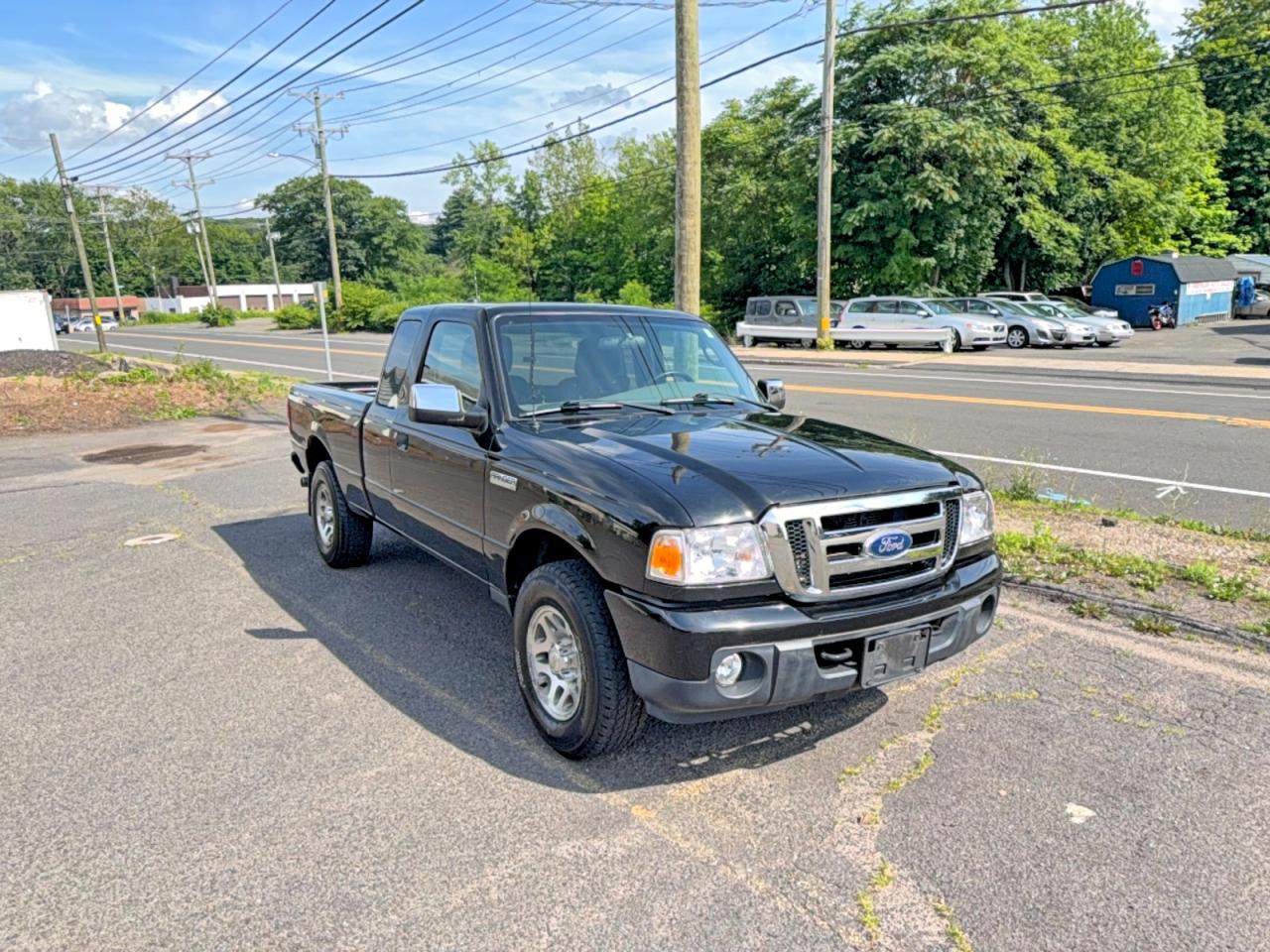 2011 Ford Ranger Super Cab Black vin: 1FTLR4FE8BPB03271